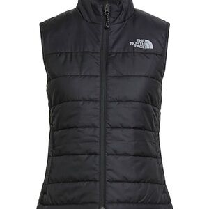 The North Face Women's Reversible Black Fur Quilted Vest